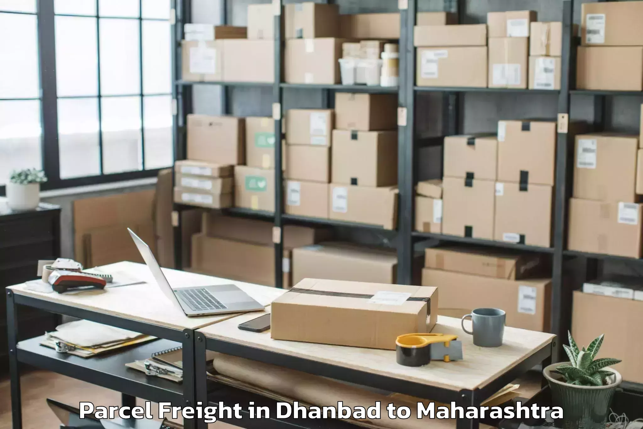 Top Dhanbad to Srivardhan Parcel Freight Available